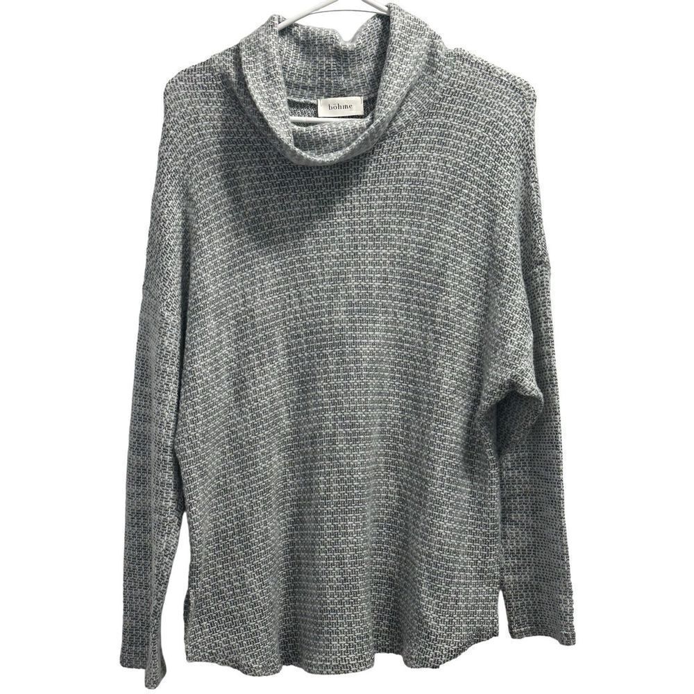 Women's Bohme Size Large Cowel Neck Long Sleeve Sweater